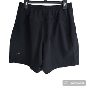 Men's lululemon athletic short Black size large